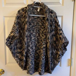 Forever 21 Variegated Knit Shawl Sweater Women's Size S